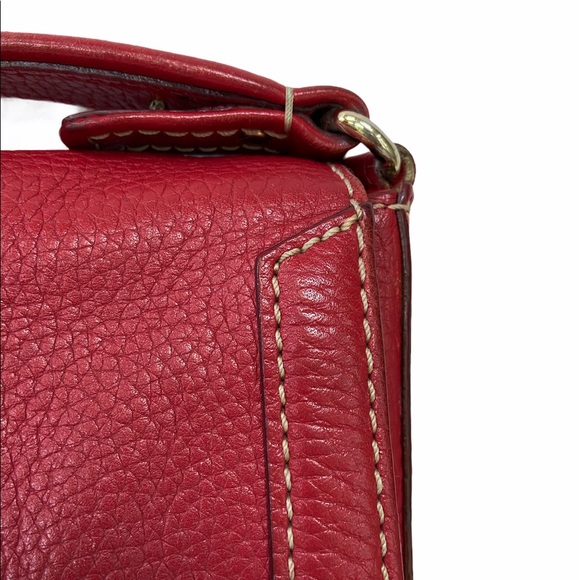 Kate Spade Vintage Bag in Deep Red Pebble Leather - Picture 10 of 16